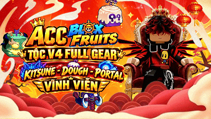 NICK BLOX FRUITS CÓ TRÁI KITSUNE,DOUGH,PORTAL VĨNH VIỄN